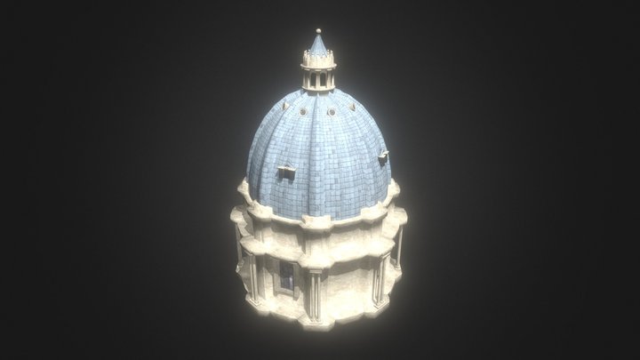 Sint Peters Basilica Dome 3D Model