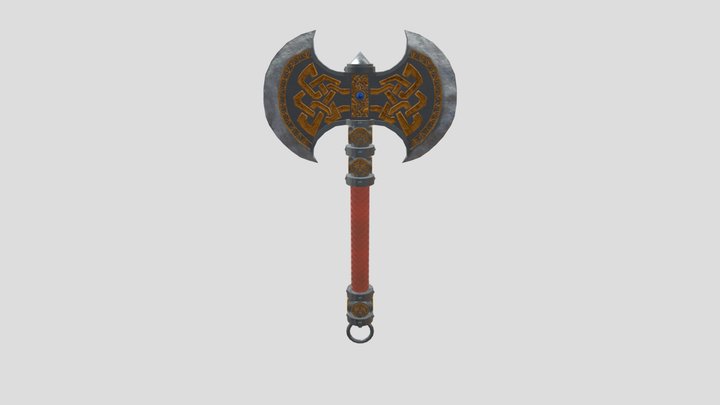 Dwarf Axe 3D Model
