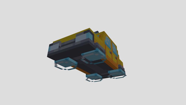 Taxi Car - The Hive 3D Model