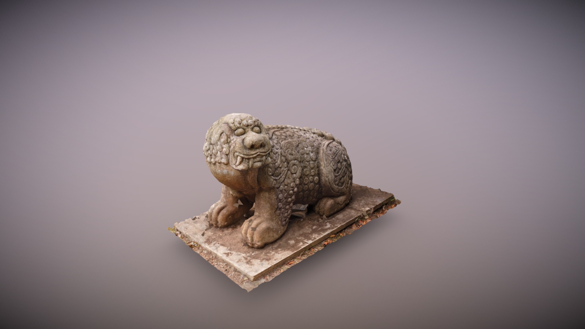 3D model Haitai Statue – Maui - This is a 3D model of the Haitai Statue - Maui. The 3D model is about a small statue of a turtle.