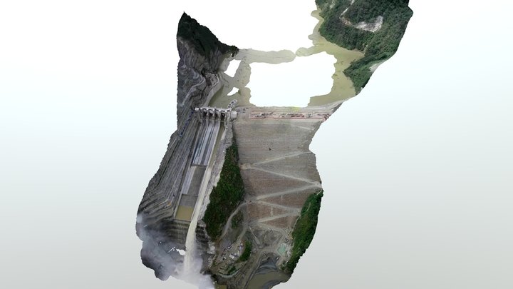 Hidroituango hydroelectric power plant 11042018 3D Model