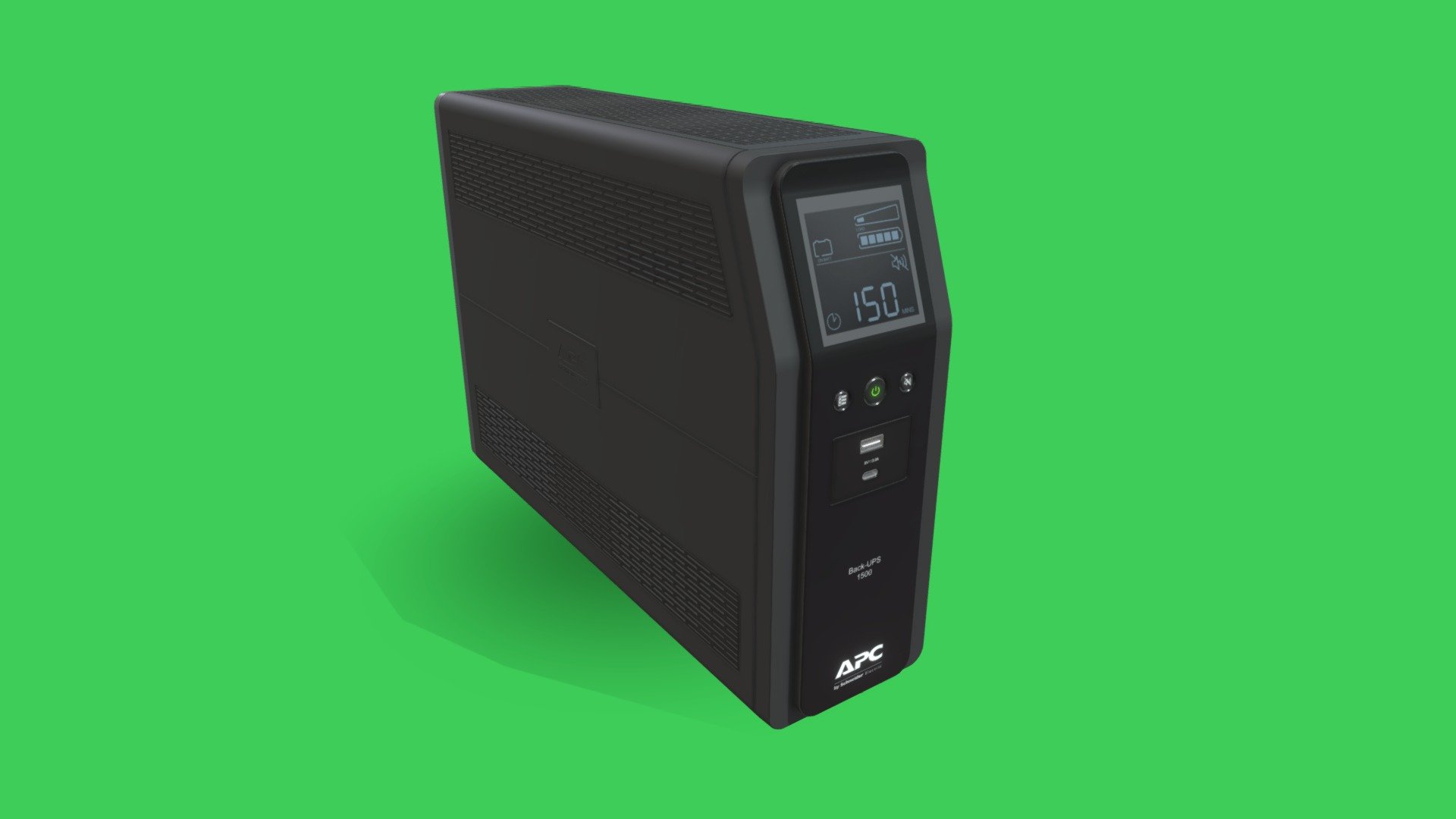 APC Back-UPS Pro 1500VA - 3D Model By Schneider Electric [63b40a8 ...