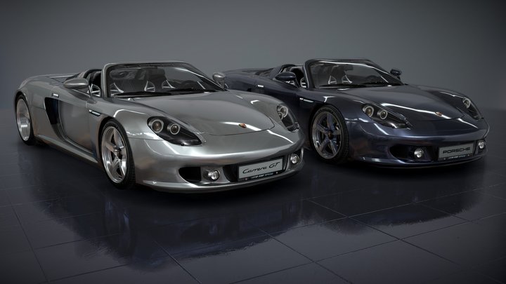 Porsche Carrera GT Concept 2000 (Replica) 3D Model