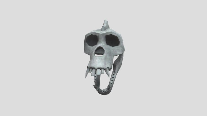 Giant Skull Gorilla Tag – Gratis 3D-model STL