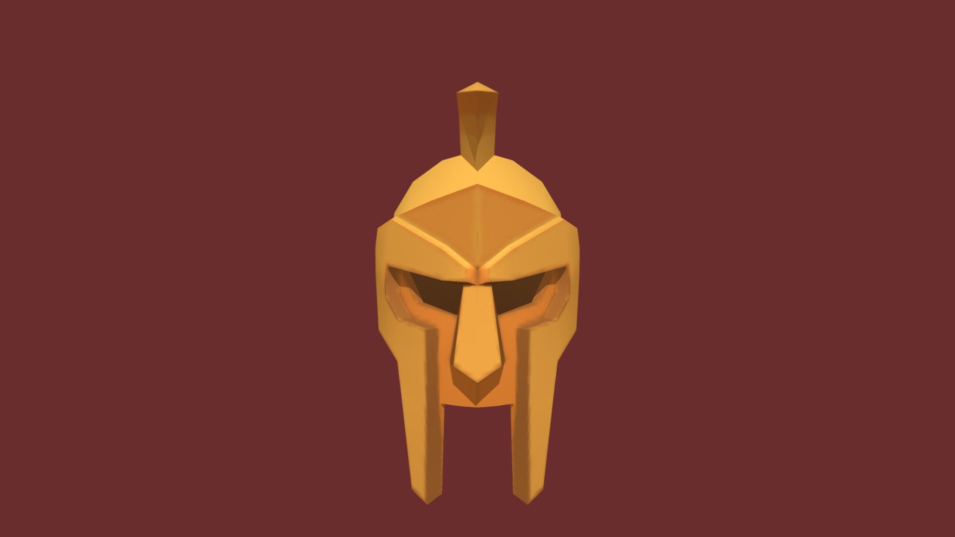 Gladiator Helmet Handpainted