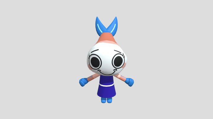 Shrimpei (Shrimpo's Middle Sister 3D Model