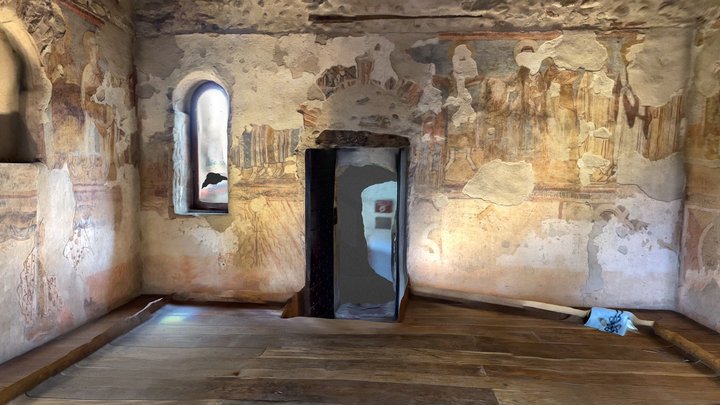 Oratorio della torre del monastero di Torba 3D Model