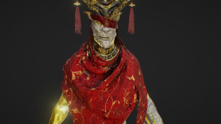 Midas and the Golden Touch 3D Model