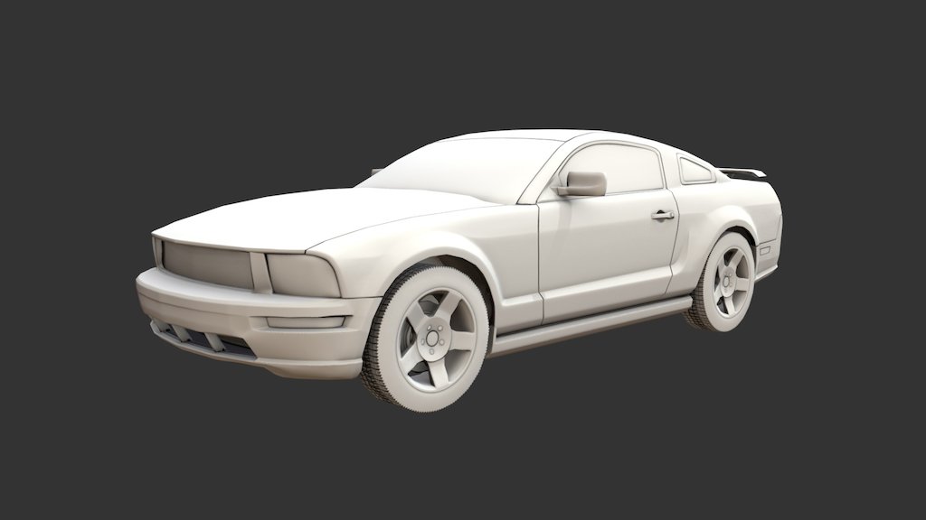 Sketchfab Texturing Challenge: Sports Car Base