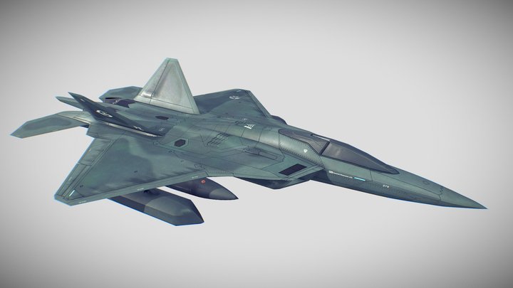 F-22C - Ace Combat 3 Electrosphere - GRDF 3D Model