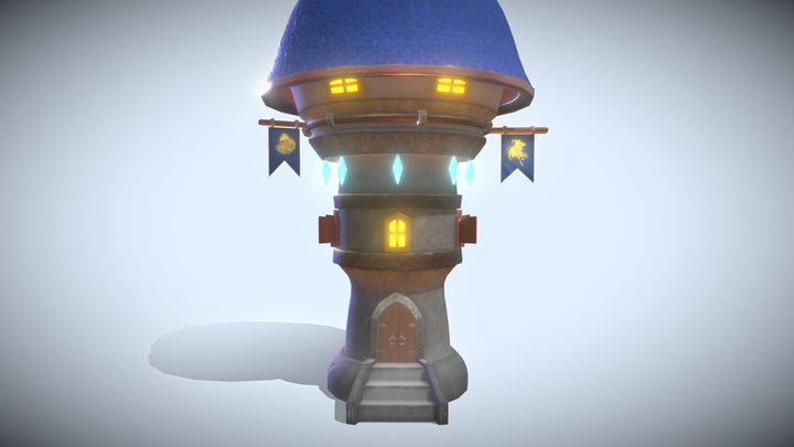 Defense Tower 3D Low Poly Assets