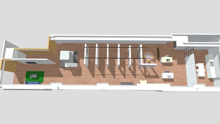 Reforma local comercial 3D Model