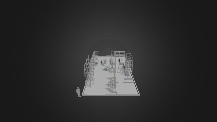 Rail Shop Layout 3D Model