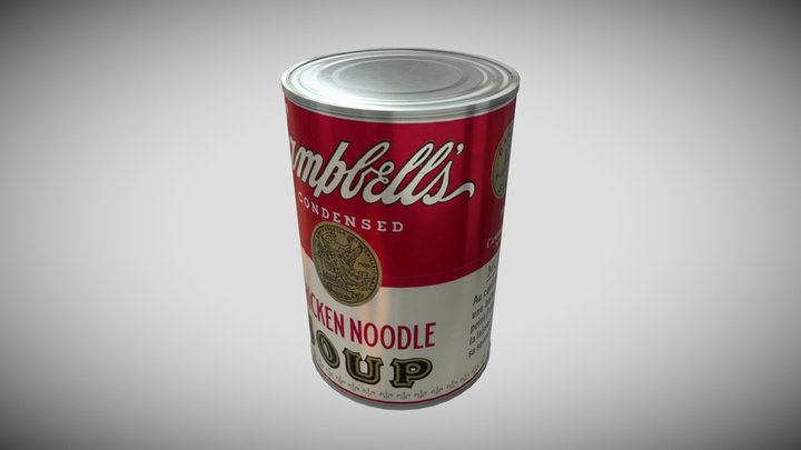 Soup Can 3D Model