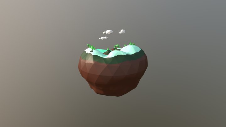Mountain_Island 3D Model