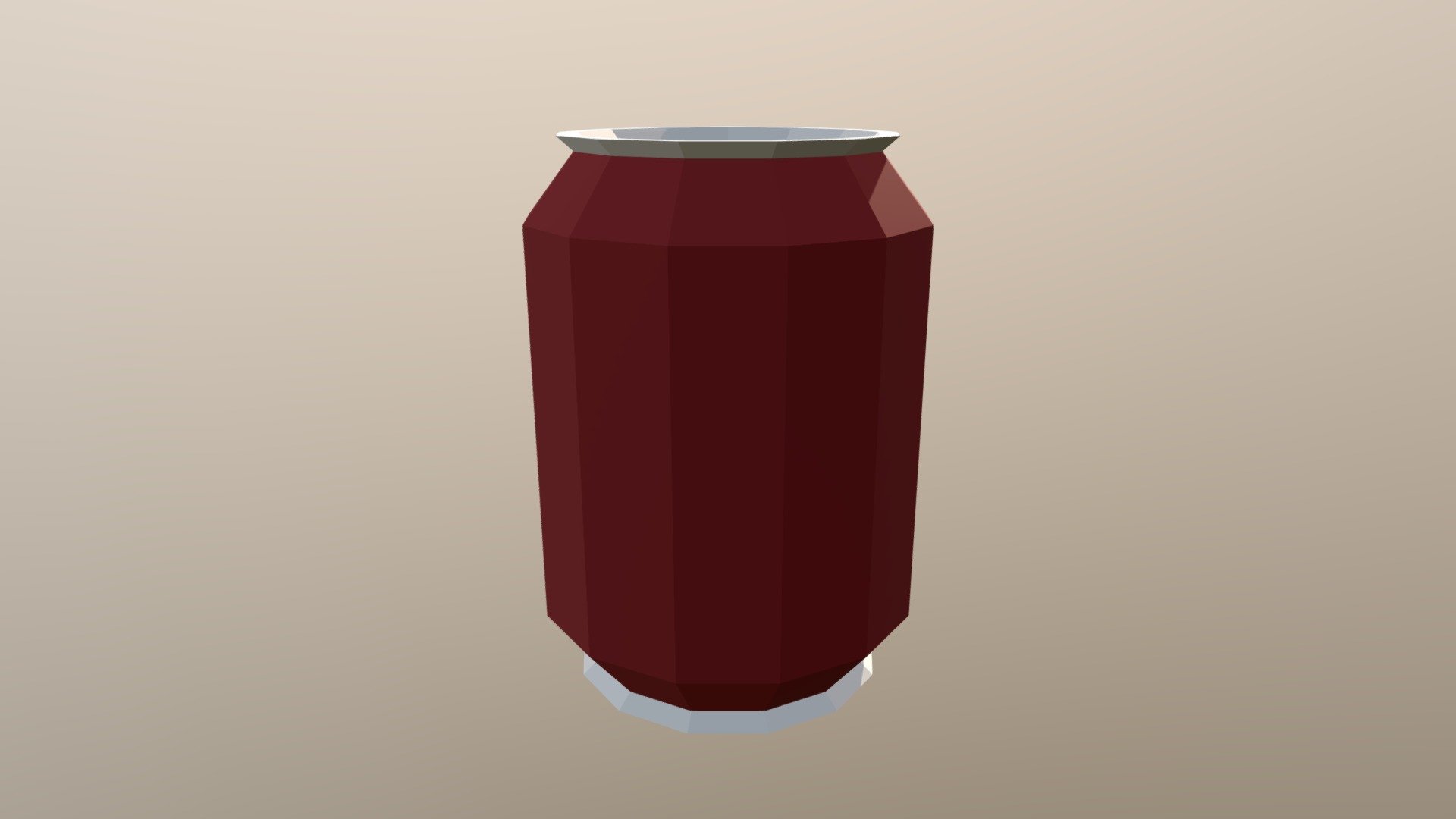 Soft Drink Dark Red Opened