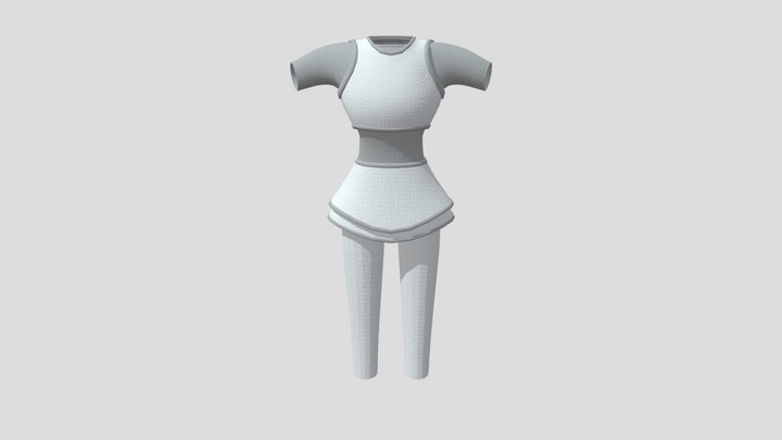 Girl Outfit 3D Model