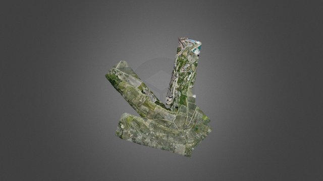 Terreno EDAR Sabiote 3D Model