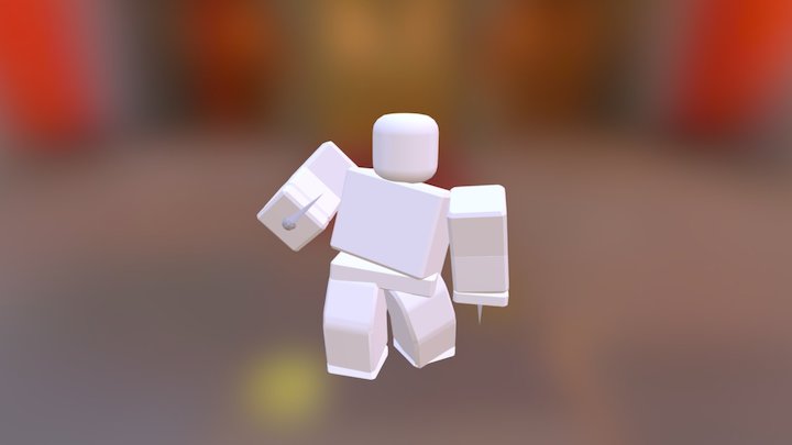 Robed Magician Look Around R1 3D Model