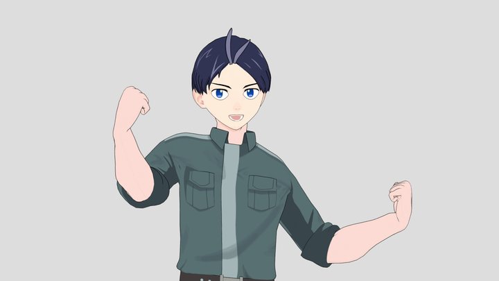 mato seihei no slave - Yuuki Wakura 3D 3D Model