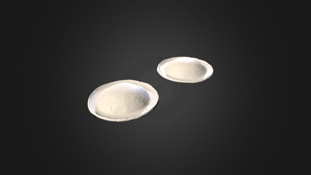 Roman/Egyptian Finger Cymbals (UC33269) 3D model by l3db6h [63bcdc1