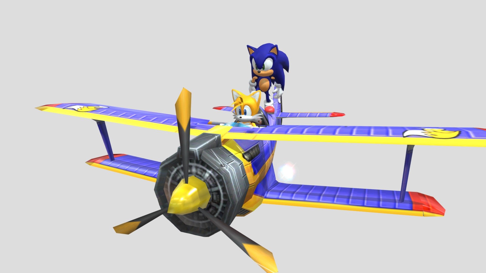 Sonic Adventure DX Tornado 2 Transforming Download Free 3D model by