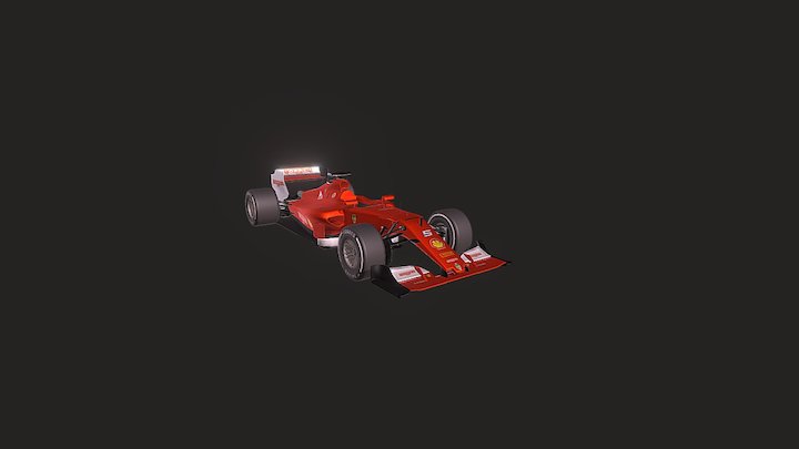 CAR RED 3D Model