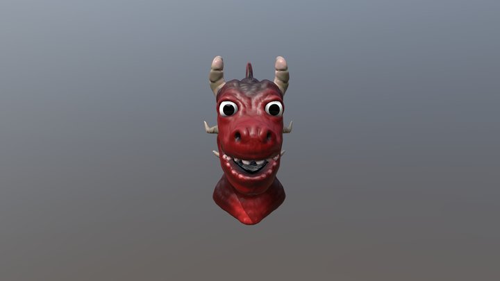 Dragon Cartoon 3D Model