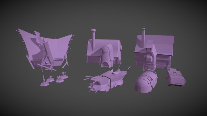 XYZ.HW3.Blocking 3D Model