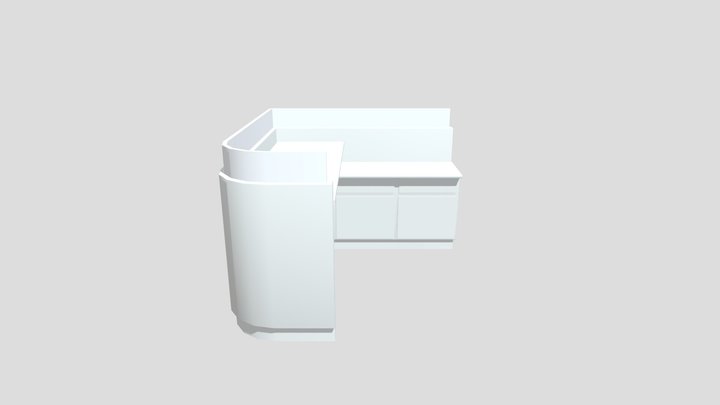 Reception Table 3D Model