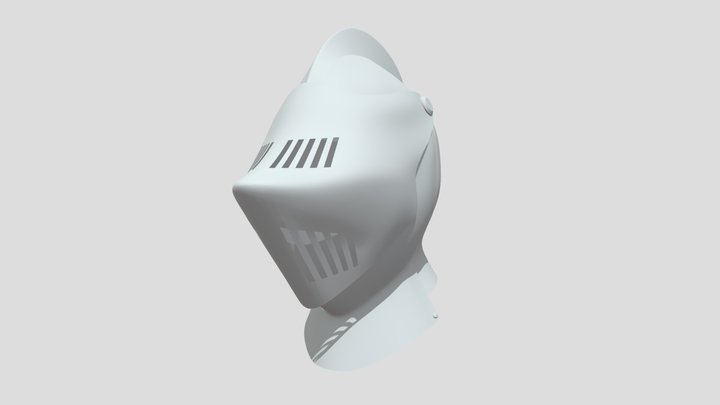 Knight Headset 3D Model