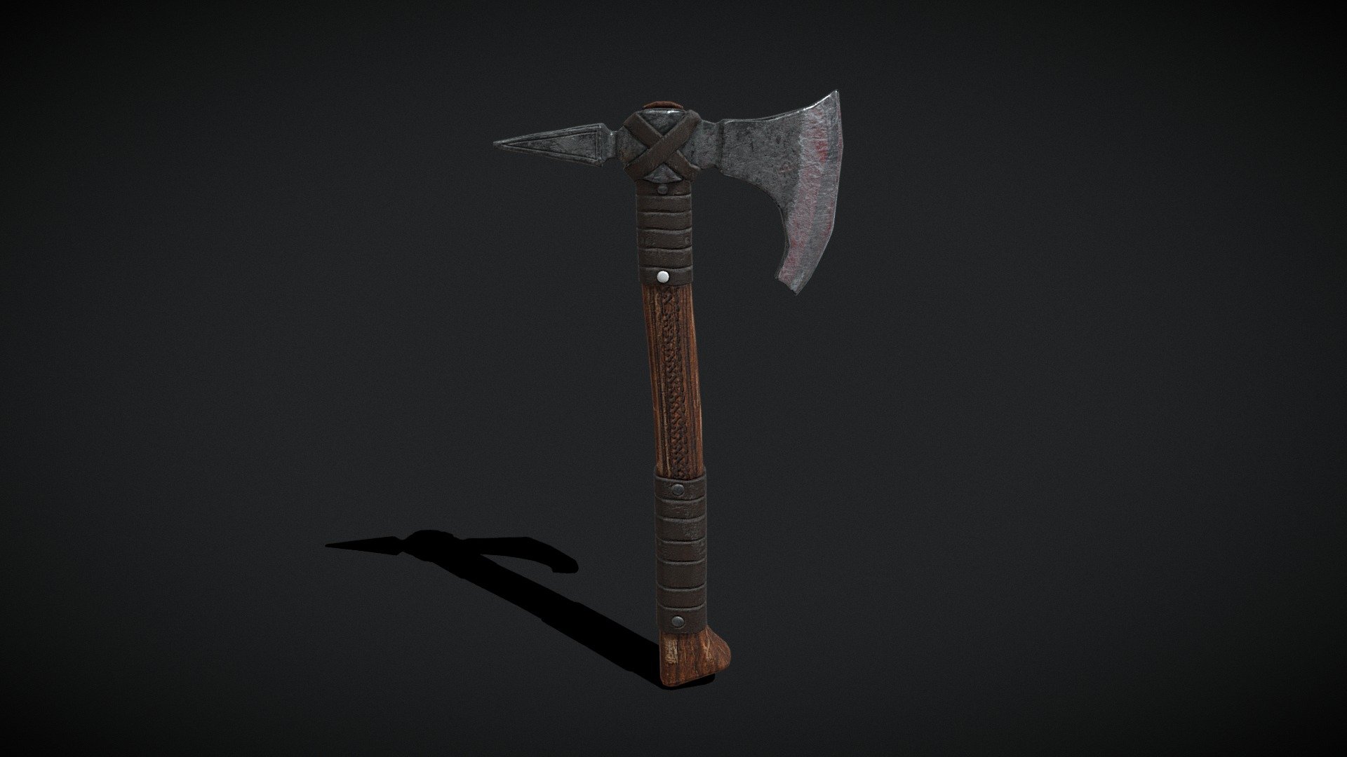 Chestnut Viking Axe - Buy Royalty Free 3d Model By Getdeadentertainment 