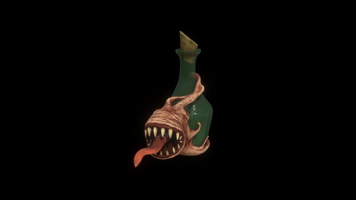 [STUDENT WORK] Poison Potion 3D Model