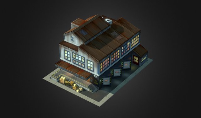 CityVille 2 - Warehouse 3D Model