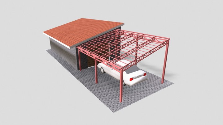Навес 3D Model