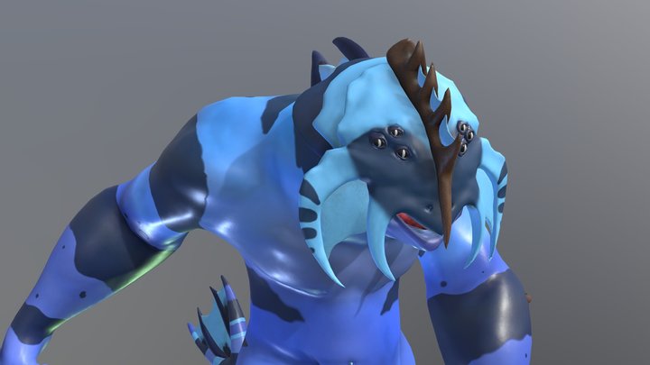 B2D1_Deotto_Matteo_CharaAdvAnim_StyledPose 3D Model