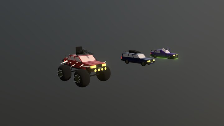 Cars 3D Model