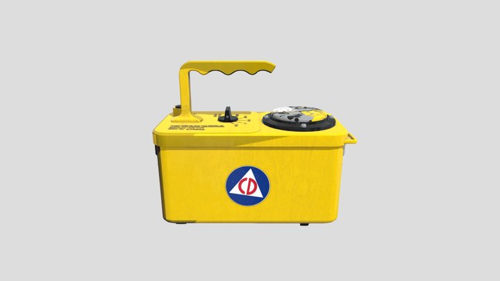 Radiation Meter 3D Model