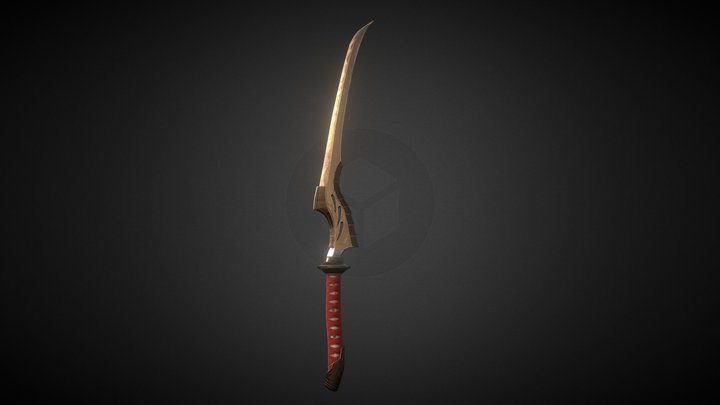 Katana sword 3D Model