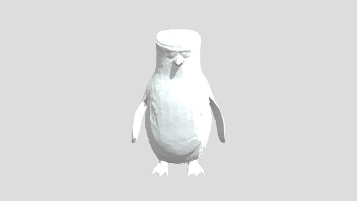 Salamino Pinguino character 3d 3D Model