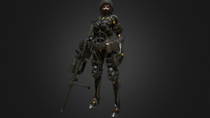 Girl BBB All 3D Model