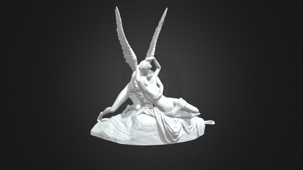 3D Printable Psyche Revived By Cupid