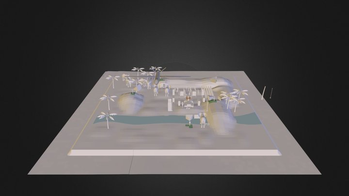 Landscape Grammar(PANEL)(Material)(FAB).3ds 3D Model