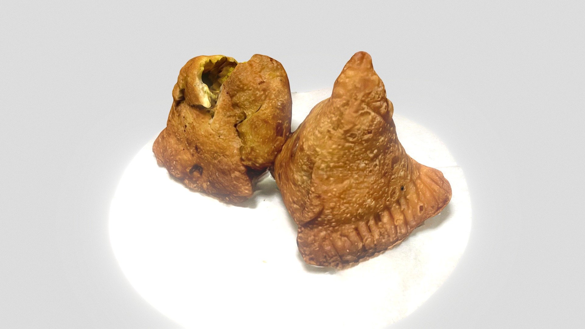 Samosa scans with iPhone12 Pro (Trnio)