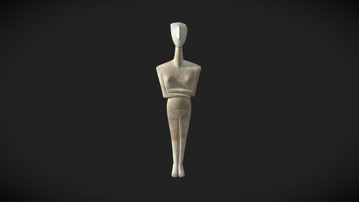 Female figurine of the Dokathismata variety 3D Model