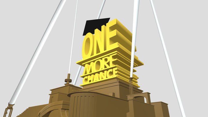 One More Chance Logo Remake 3D Model