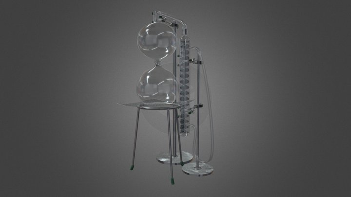 distillation apparatus 3D Model