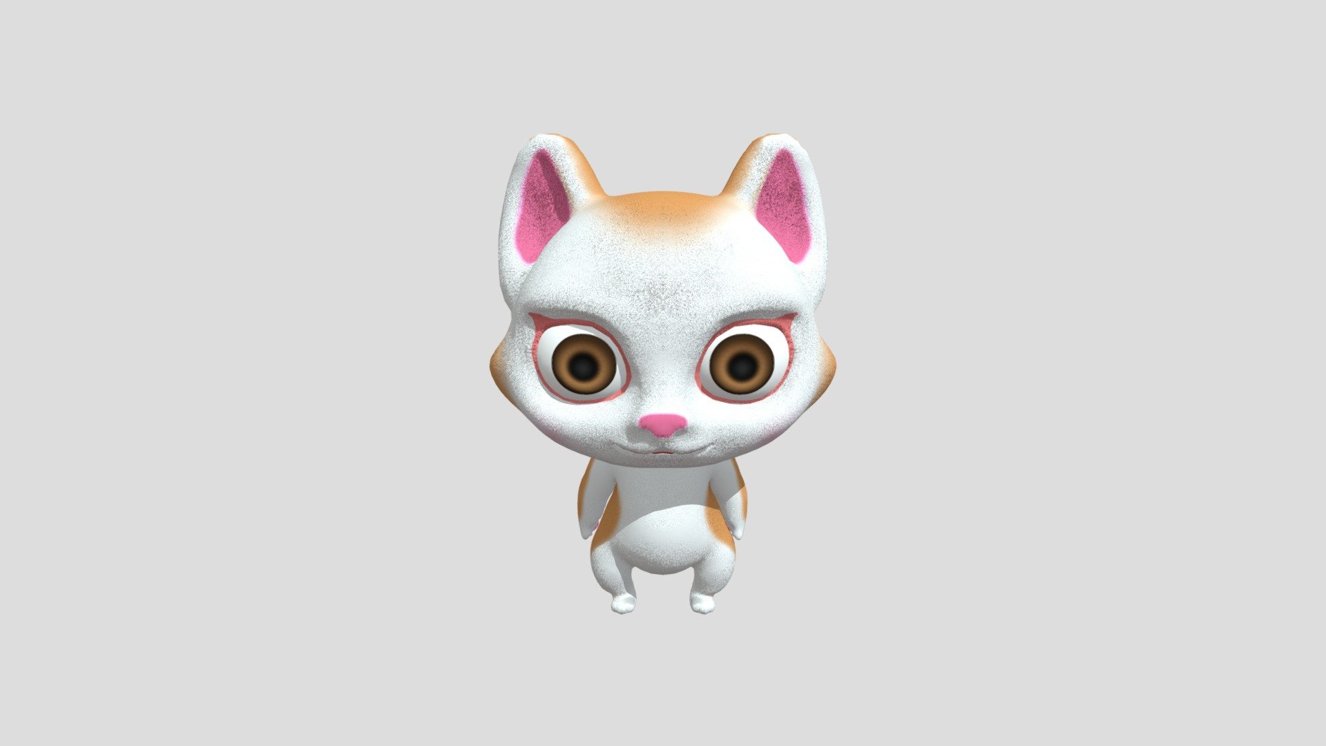 Cute Kitten - 3D model by Chitransh Saxena (@chitu) [63cad9f] - Sketchfab