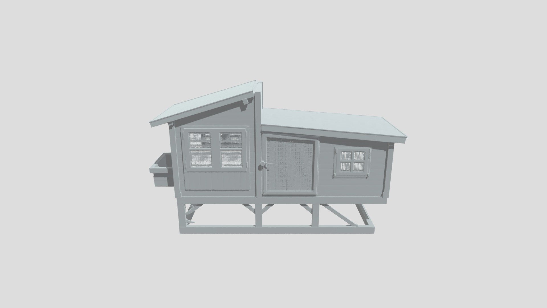 Modern chicken coop - Download Free 3D model by weenkolil [63caeaf ...