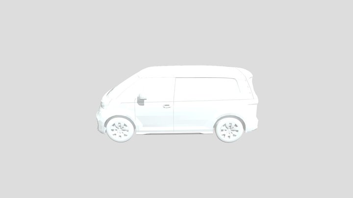 Volkswagen ID Buzz Cargo 2023 – Kostenloses 3D-Modell STL